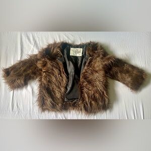 Urban Outfitters Kimchi Blue Faux Fur Cropped Jacket